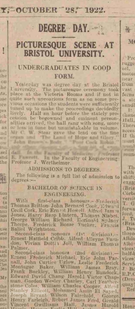 newspaper report