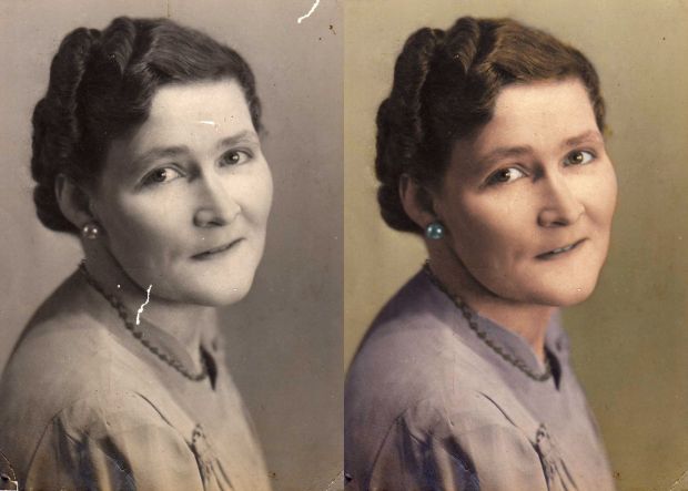 retouched portrait
