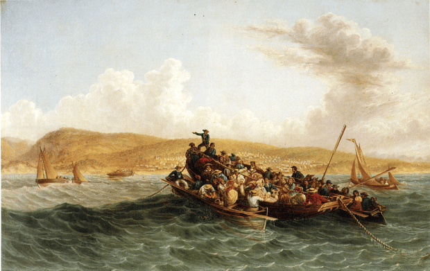 Thomas Baines painting of the landings